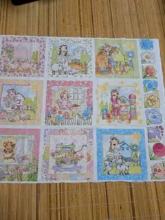 ロラライハリス　ファームパネルプリント生地