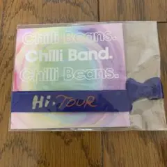 Chilli beans. Hi tour グッズ　リボンバンド 広島限定 青