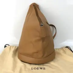 LOEWE ロエベ アントン レザー リュックサック ベージュ ブランド