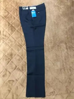 新品未使用スラックス 79cm ダークブルー洗濯可 裾上げテープ付き