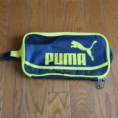 PUMA シューズバッグ ブラック/イエロー