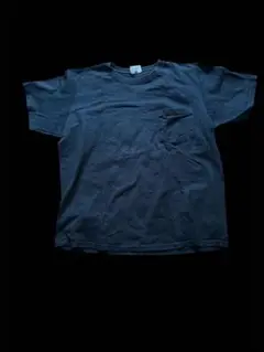 Goodwear グッドウエア　USA製　ワイド　ショート丈Tシャツ　Ｌ　黒