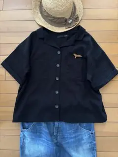 Heather 半袖シャツブラウス