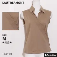 ★美品★ LAUTREAMONT トップス　シャツ　ノースリーブ　サイドジップ