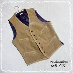 【PaulSmith/ポールスミス】 メンズ ベスト 綿100% 重ね着 (M)