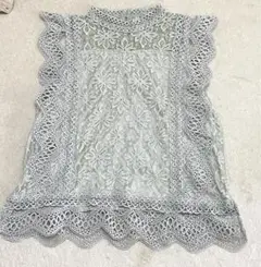 値下げ★レース ノースリーブ M