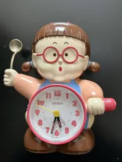 CITIZENおたまちゃん目覚まし時計　昭和レトロ CITIZEN - CITIZEN シチズン おたまちゃん 目覚まし時計 置時計
