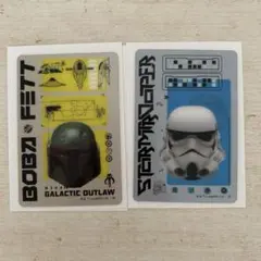 スターウォーズ クリアカードコレクション ボバフェット ストームトルーパー