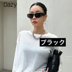 DAZY ドロップショルダートップス　ブラック