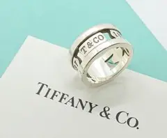 極美品 TIFFANYu0026Co. オープン ナロー リング 8.5号 T29