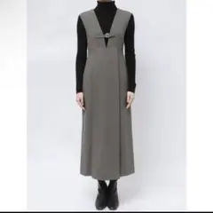 MURUA フロントベルトジャンパースカート