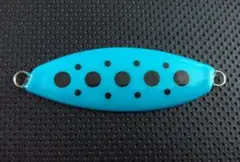 ★ルアーズケミスト サーモンスプーン ブルー ドット 55g★