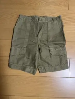 KINEO コットンショートパンツ 34/36 オリーブグリーン