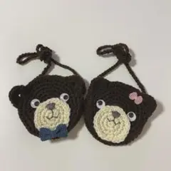 くまさんポシェット　2個セット
