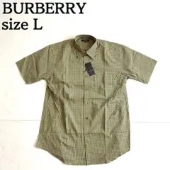 タグ付き新品★BURBERRY ロンドン 半袖シャツ キンガムチェック L