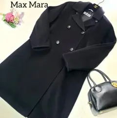 最高級◆マックスマーラ Max Mara アイコンコート ブラック 大きいサイズ