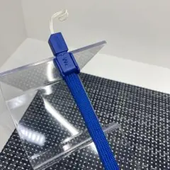 Wii WiiU リモコン ストラップ ニンテンドー純正品 ブルー 青色