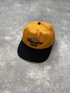 USA製 captains choice caps企業ロゴ刺繍CAPyellow