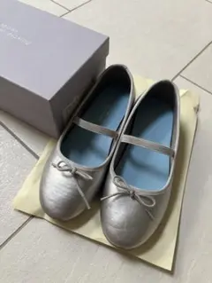 UNITED ARROWS バレエシューズ 23cm シルバー