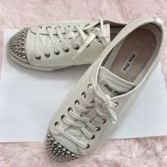 miumiu スニーカー キラキラ