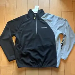 新品　メンズコンバース　ハーフジップスウェット　トップス　M