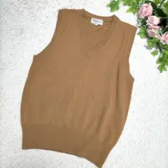 FRIENDLY ORIGINAL ノースリーブカシミヤニット M a4305