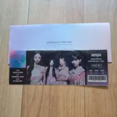 aespa 2022 showcase 特典チケット
