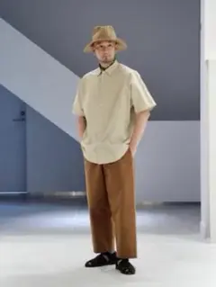 LOEFF / コットンキャンバスクロップドパンツ