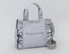 JILLSTUART フリルトート ムック 付録 ハート 柄 グレー ショルダー