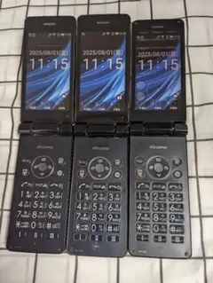 AQUOSケータイ SH-02L 1G8G docomo Simフリー3台