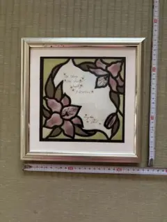 押し花アート作品