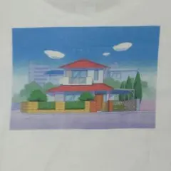 公式　クレヨンしんちゃん　野原家　間取り図Tシャツ