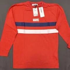 MARVEL 長袖Tシャツ フリーサイズ レッド
