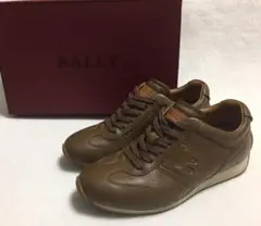 美品 正規品 BALLY バリー スニーカー 本革レザー 箱付き