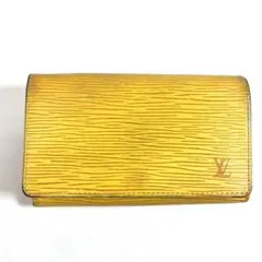 【ジャンク品】ヴィトン 財布 エピ ポルトモネ ビエ トレゾール M63509