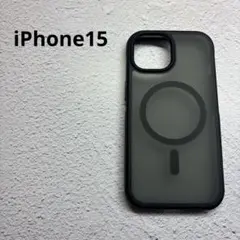 iPhone15 ケース　ブラック
