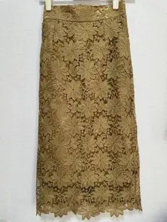 【美品】N.Natural Beauty Basic レースタイトスカート