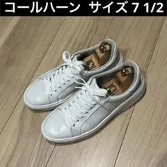 コールハーン グランドプロ トップスピン 7 1/2 スニーカー オールホワイト