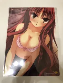 【非売品】ドラクリオット 矢来美羽 A4 クリアポスター ①