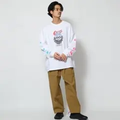 【新品未使用】Chi-bee イラスト付きロングスリーブTシャツ L