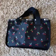 美品✨大人気 レスポートサック いちご泥棒 リュック 花柄 鳥 コーティング加工 美品✨大人気 レスポートサック いちご泥棒 リュック 花柄 鳥