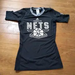 adidas BROOKLYN NETS ウォームアップウェア Lサイズ