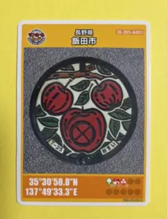 001マンホールカード 長野県飯田市A