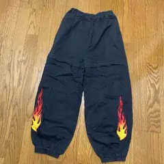 WEGO ファイヤー刺繍パンツ　ストリート ダンス