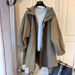 春のおしゃれに❤️スプリングコート ひざ丈 裏地あり 普段着 (サイズ豊富)
