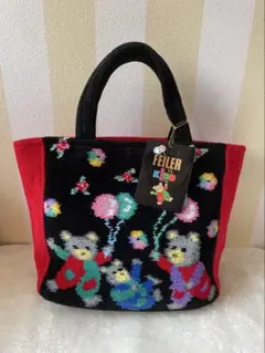 【新品タグ付】FEILER フェイラー クマ ミニ トートバッグ ハンドバッグ