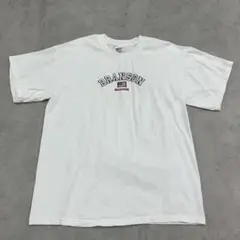BRANSON　ミズーリ　星条旗　トップス　半袖Tシャツ　古着　ホワイト　白　L