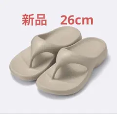 GU コンフィートングサンダル　コンフィートング　サンダル　ベージュ　26cm
