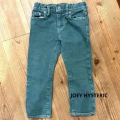 JOEY HYSTERIC ミントグリーン　ジーンズ　ゴム調整あり　100サイズ