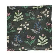 新品　松尾ミユキ　クッションカバー　フラワー 2　45×45cm　花柄